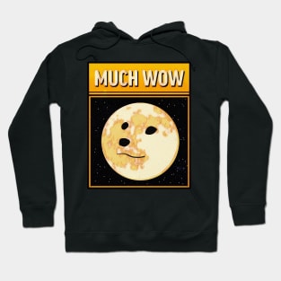 Crypto Dog likes the Moon Hoodie